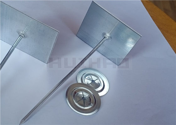 Peel de aço galvanizado &amp; Press Insulation Hangers 50x50x2.7mm em dutos ou superfície de parede