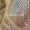 7 mm de latão de cobre cadeia de correio anel de malha cortina tipo soldado