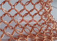 1.2x10mm tecido de cadeia de ferro em cor de cobre para decoração de arquitetura