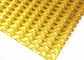 Revestimento expandido alumínio terminado PVDF 1200MMX3000MM da parede da malha da cor do ouro