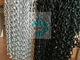 Elo de corrente de alumínio de Mesh Drapery Anodized Surface Treatment do metal do divisor 1.6mm da parede