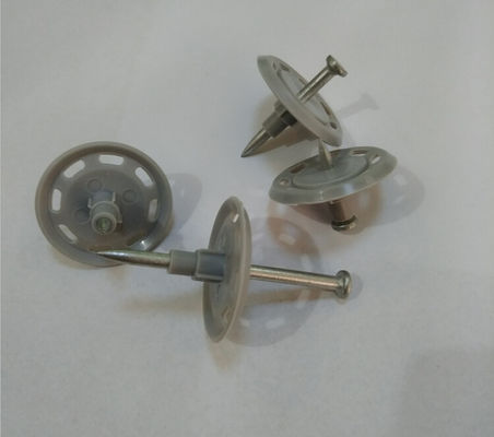 Lavadoras de isolamento de plástico de cor cinza de 35 mm com unhas metálicas