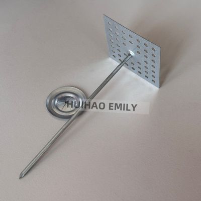 Sistema HVAC Acessórios de hardware Isolamento Pin Nails com base perfurada
