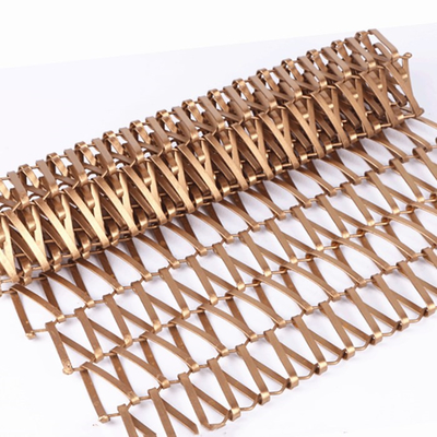 Tela espiral equilibrada para cortina de metal
