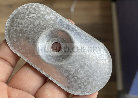 Placa de tensão de isolamento de aço Galvalume 82x40mm para membranas de telhado