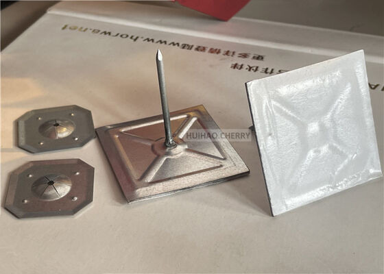 Rockwool Isolamento Fixação auto-aderente Isolamento Stick Pins 12Gauge 1-1/2 "com lavadora de bloqueio quadrado