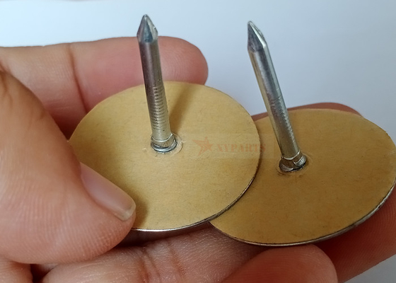 12 Gauge Capacitor Discharge Cup Head Weld Pins para fixação de isolamento em uma superfície metálica