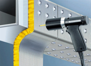 1-1/2 "CD de aço revestido de cobre Stud soldagem pinos de isolamento para o trabalho de revestimento de dutos