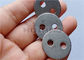 2 arruelas de aço inoxidável do laço do furo 25mm usados para a fabricação das tampas removíveis da isolação