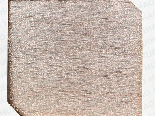 Tecido de arame de latão laminado de vidro para revestimento de fachadas arquitetônicas