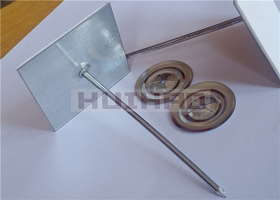 Penduradores de isolamento autoadesivos de aço galvanizado calibre 12 para fixação de isolamento Rockwool