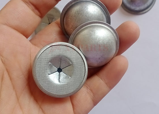 7/8" de aço inoxidável de cúpula de tampa de lavadoras para 14 Gauge Pins de isolamento