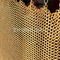 Cor de ouro Alphamesh Anel de malha 12 mm