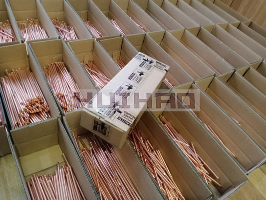 Pinos de isolamento para soldagem de pinos CD 4x245mm, revestimento de cobre, aço de baixo carbono para soldagem de anteparas de navios