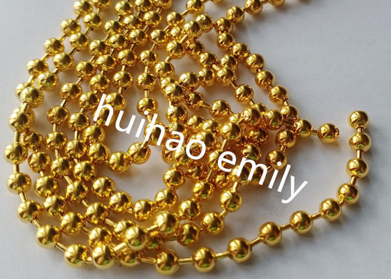 5mm Fireproof Steel Ball Bead Chain Curtain para divisória interna