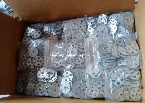 Caldeiras de fixação de metal com isolamento de aquecimento por piso 36 mm - 100 PK