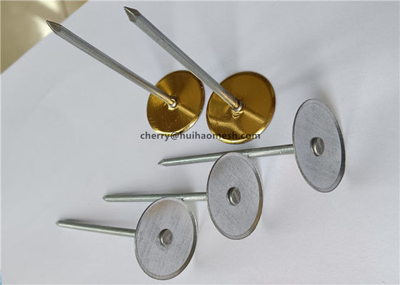 Pins de solda de isolamento de condutas HVAC de 10 gabaritos para obras de enrolamento de condutas ou fixação de revestimentos de condutas
