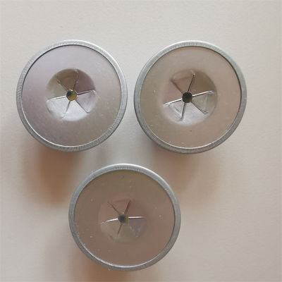 Aço galvanizado 28 mm Lavadoras de tampa de cúpula para consertar unhas de 3 mm
