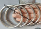 anel de aço inoxidável do laço de 4 x de 40mm com as coberturas isolantes da fixação do fio do laço