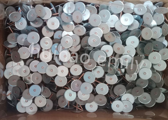 38 mm Copper Coated Cup Head Stud Weld Pins para tubulação de isolamento