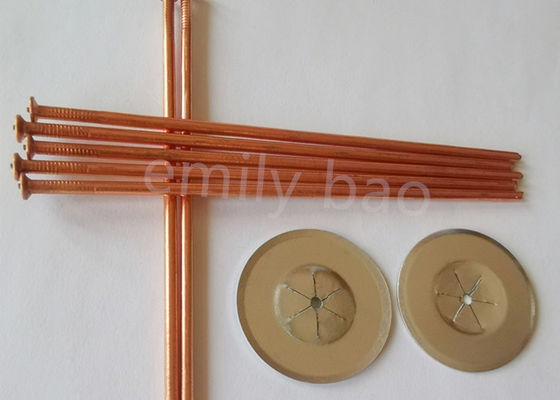 CD Weld Stud-3mm Pinos de solda de isolamento revestidos de cobre com extremidade plana