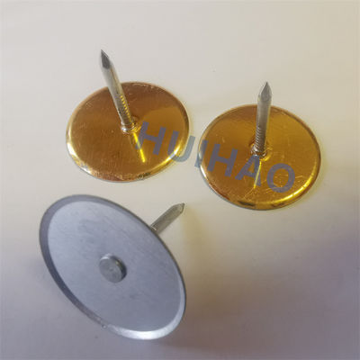 Isolamento de cabeça de copo Pins soldados com base redonda de 30 mm para isolamento de dutos HVAC