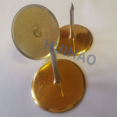 12ga X 1 1/2 &quot;Pins de solda para cabeça de copo com cabeça isolada de 30 mm