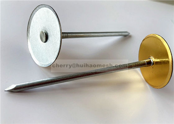 Trabalho de isolamento do revestimento de dutos Usados Fixações Cabeça de copo CD Pins de soldagem com lavadora isolada