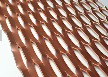 Façade de malha de alumínio expandido exterior com cores PVDF