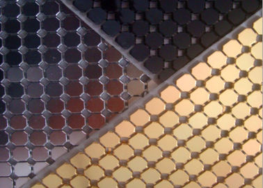 4mm de cor dourada de alumínio de seda de metal para decoração de hotéis