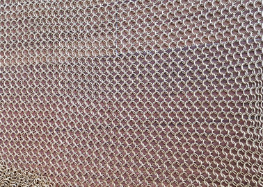 Malha de Anel Metálico para Cortinas Arquitetônicas para Tela de Parede de Isolamento