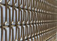 Rede de arame decorativa da corda de aço inoxidável, malha de bronze da arte para o elevador Salão