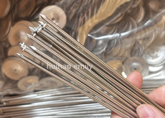 11 Ga aço inoxidável 316L isolamento CD pinos de soldagem com máquina de limpeza de auto-bloqueio