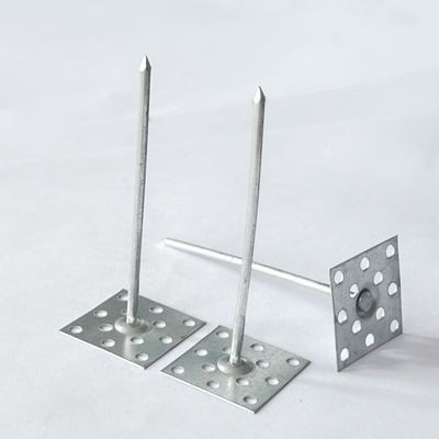 1 &quot;Tape perforada GI Pins de fixação de isolamento de aço com prego de arame anelado macio