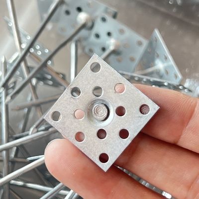 1 &quot;Tape perforada GI Pins de fixação de isolamento de aço com prego de arame anelado macio