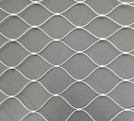 Arquitetura flexível 2' X 2' SS304 rede de corda para segurança