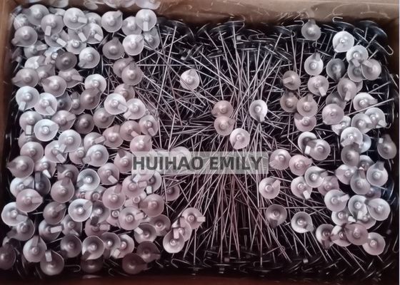 14 Ga aço inoxidável 304 Ancoras de laço Pins para casacos de isolamento térmico
