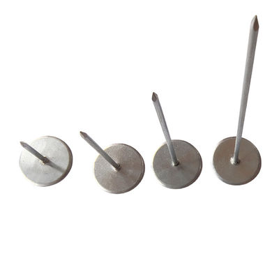 Pins de auto-selamento de aço galvanizado com base de cabeça de copo para isolamento HVAC