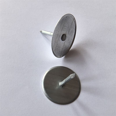 Pins de auto-selamento de aço galvanizado com base de cabeça de copo para isolamento HVAC