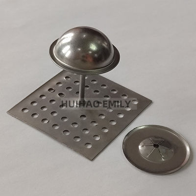 50 mmx50 mm perfurados base de isolamento pinos de cabide com auto-bloqueio máquina de lavar