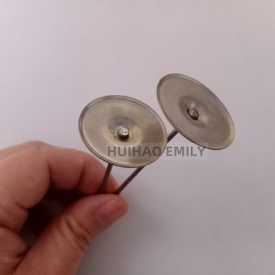 SS304 Fixação de isolamento Pins de coberturas para cobertores isoladores removíveis