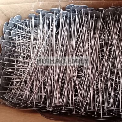SS304 Fixação de isolamento Pins de coberturas para cobertores isoladores removíveis