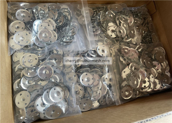 1-1/4 " 4 garras de metal de fixação de lavadoras para placas de gesso extrudido de placas de isolamento de placas térmicas de placas de apoio fixas