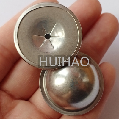 7/8 polegadas de aço galvanizado isolante dome tampa para fixação de pinos de isolamento
