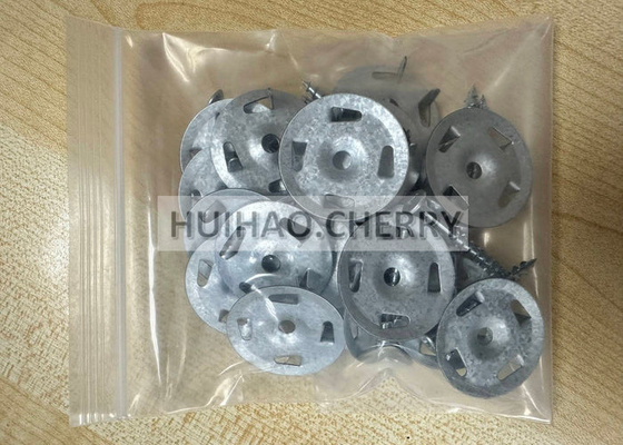 Caldeiras de fixação de metal com isolamento de aquecimento por piso 36 mm - 100 PK