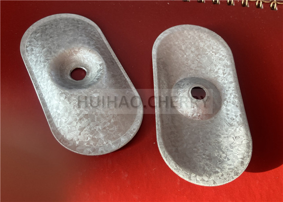 Galvalume Placa de costura de aço metálico 82x40mm