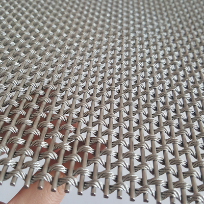 AISI 304 Cable Rod Mesh para tela de parede