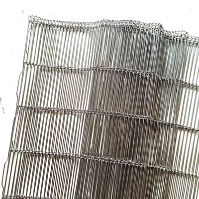 Cortina de malha metálica flexível decorativa para fundo