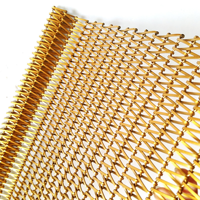 Tela espiral equilibrada para cortina de metal