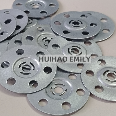 reparo da parede das arruelas dos discos da isolação do metal de 35mm e da placa de gesso das fixações do teto